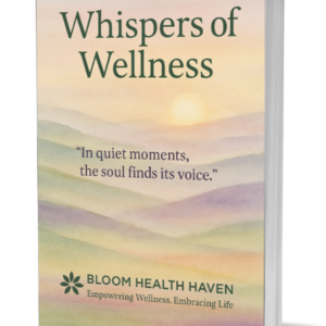 Whispers of Wellness cover — Gentle guidance for emotional healing, inner calm, and, Bloom Health Haven