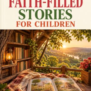 365 Faith Filled Stories for Children cover - clear title digital download from Bloom Health Haven