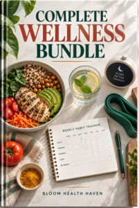 Complete Wellness Bundle cover - clear title digital download from Bloom Health Haven