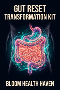 Gut Reset Transformation Kit cover - clear title digital download from Bloom Health Haven