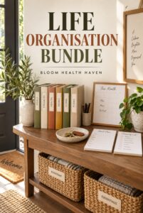 Life Organisation Bundle cover - clear title digital download from Bloom Health Haven