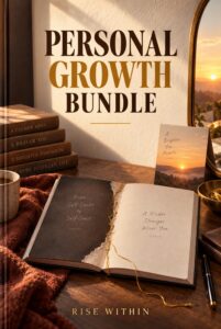 Personal Growth Bundle cover - clear title digital download from Bloom Health Haven