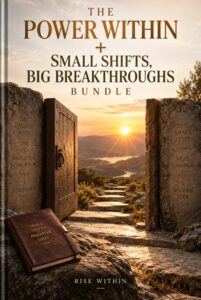 The Power Within + Small Shifts, Big Breakthroughs Bundle cover - clear title digital download from Bloom Health Haven
