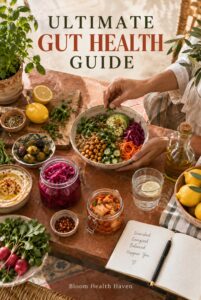 Ultimate Gut Health cover - clear title digital download from Bloom Health Haven